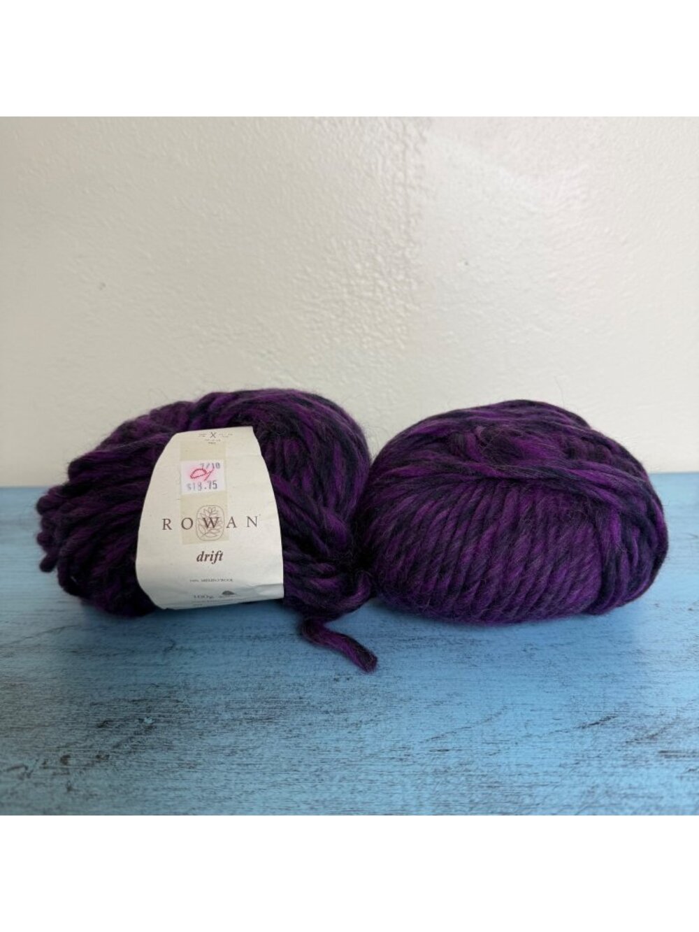 Rowan Drift Yarn Lot of 2 100% Marino Wool Made in Italy